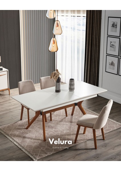 Firu Yemek Odası Takımı (Yemek Masası + 4 Adet Sandalye)