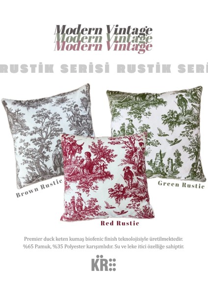 Red Rustik Kırlent Kılıfı fiyatları