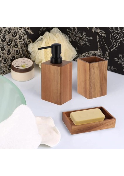 Natural Gerçek Bambu Sıvı Sabunluk 100 ml modelleri