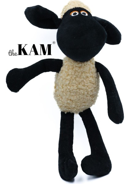 Kuzu Peluş Anahtarlık - Kuzu, 23 cm (Çanta Kolyesi, Peluş Oyuncak) Koyun Shaun Çanta Charmı