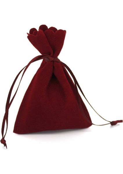 Bordo Takı Keseleri 5x7 cm 100'LÜ Paket, Şık ve Kullanışlı Saklama Çözümü