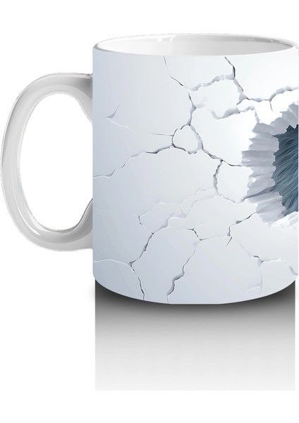 Çatlak Duvardan Bakan Vampir Yüz – Baskılı Kahve Kupası fiyatları