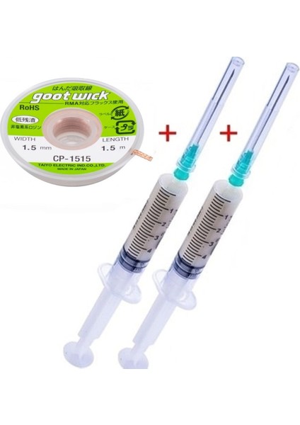Elektronik Anakart Enteğre Vs Flux Lehim Toplama Yüzey Temizleme Fitili 1.5mm SETI01