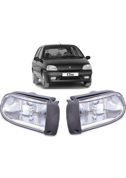 Renault Clio 1 Sağ + Sol Ön Sis Lambası Takımı 1996--1998 Uyumlu