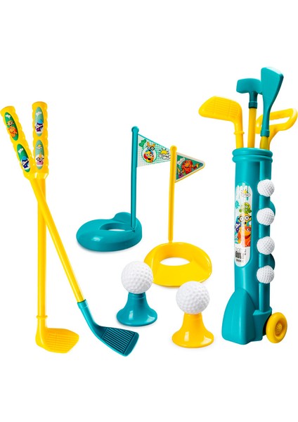 Çocuk Spor Oyuncakları Golf Seti Ebeveyn-Çocuk Etkileşimi (Yurt Dışından)