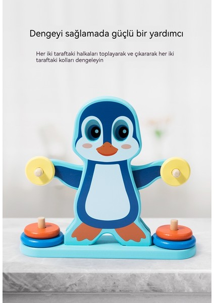 Ahşap Aydınlanma Interaktif Penguen Dengesi Denge Oyuncak (Yurt Dışından) fiyatları