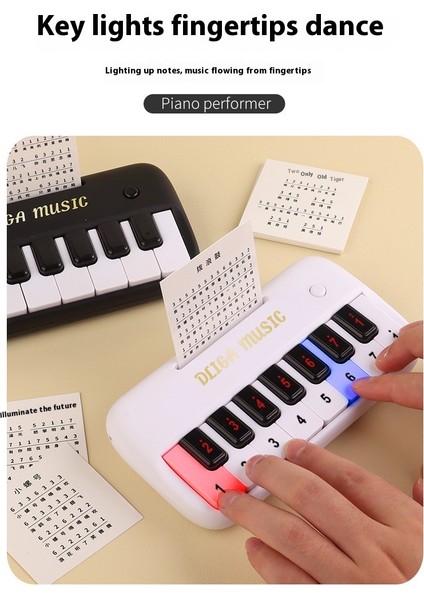 Çocuk Acemi Cep Mini Piyano Çalınabilir Müzik Çok Fonksiyonlu Tuşlar Müzik Aleti Oyuncaklar (Yurt Dışından) modelleri