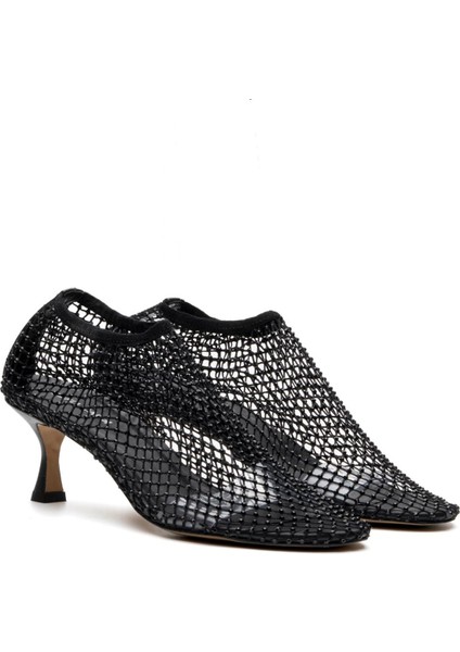 Woven Siyah Tekstil Kadın Stiletto & Abiye modelleri