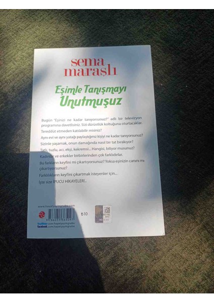 Sema Maraşlı'nın "eşimle Tanışmayı Unutmuşuz" Adlı Romanı, Ilişkiler ve Hafıza Temalarını Işler. Kapakta Ağaç ve Iki Siluet Yer Alır. 2013 Basim 157 Sayfa Yeni Kondisyonda modelleri