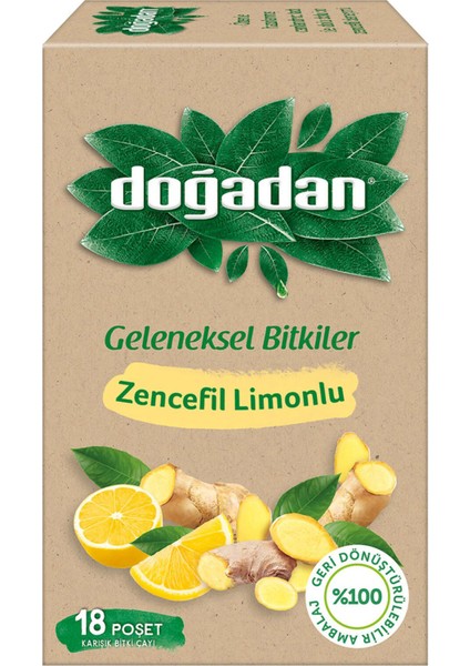 Limon Zencefil Poşet Çay x 6 Paket