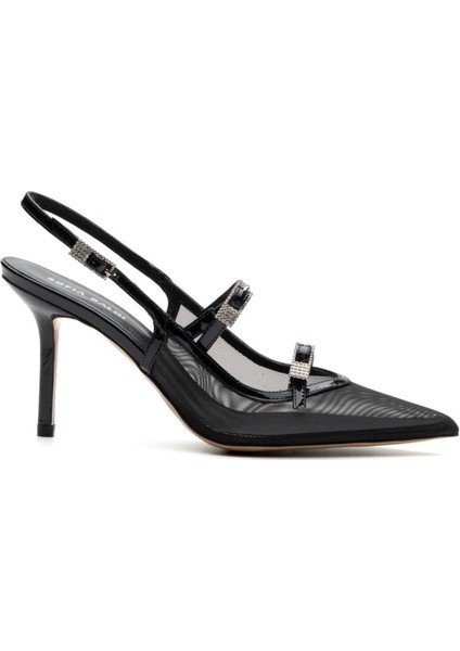 Lenta Siyah Tekstil Kadın Stiletto & Abiye indirimleri