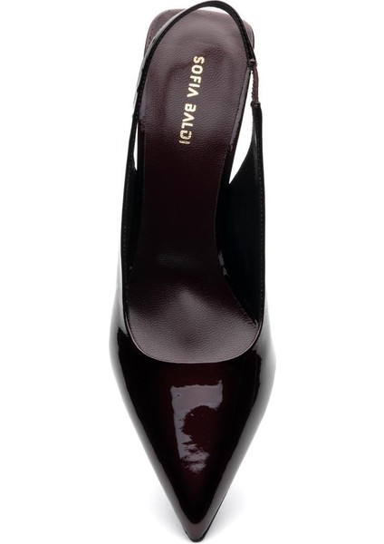 Mena Bordo Rugan Kadın Stiletto & Abiye fırsatları