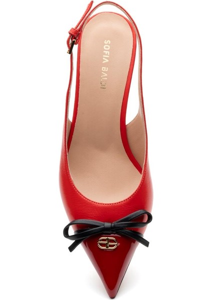 Marro Kırmızı Hakiki Deri Kadın Stiletto & Abiye fırsatları