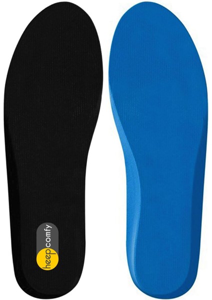 Siyah Mavi Renk Hafızalı Sünger Destekli Ayakkabı Tabanlığı fiyatları