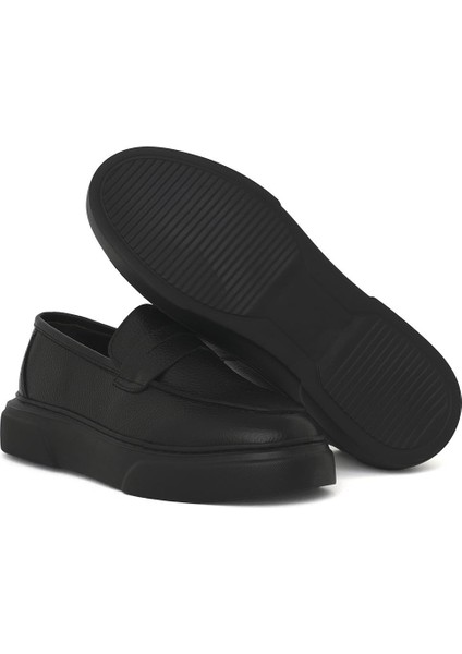 Fibe Erkek Siyah Deri Spor Ayakkabı fırsatları