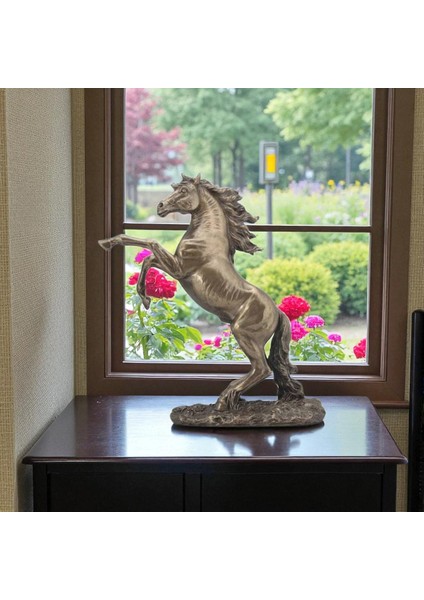 Veronese Biblolar-Wise Atlar-Wıse Sahlanan At-28,5*11,5*31,5 CM– Dekoratif Obje ve Koleksiyonluk Model