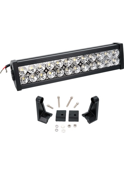24 Ledli 9V-60V Offroad LED Bar 30 cm Tepe Lambası Beyaz - 24X3W
