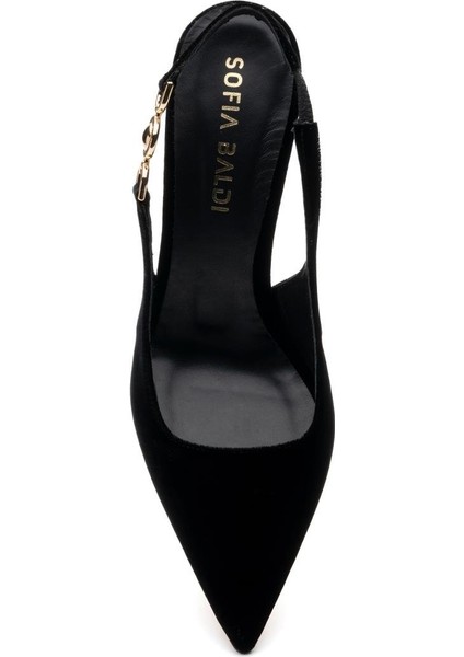 Klaun Siyah Tekstil Kadın Stiletto & Abiye fırsatları