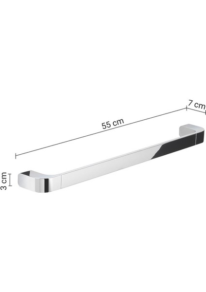 Outline Havluluk/ Tutamak, Uzun, 55CM - Krom fiyatları