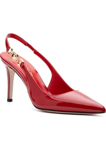 Klaun Kırmızı Rugan Kadın Stiletto & Abiye fiyatları