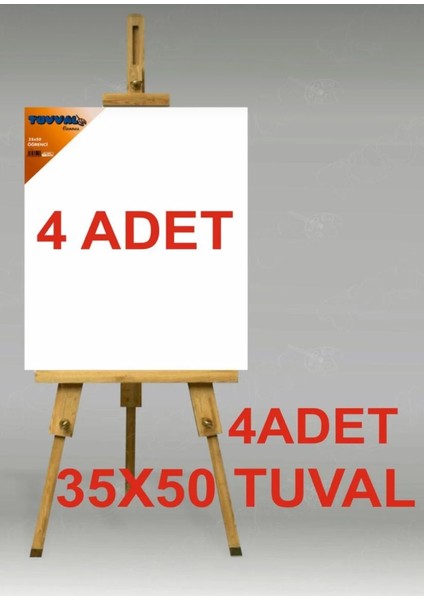 35X50 Tuval (4 Adet)