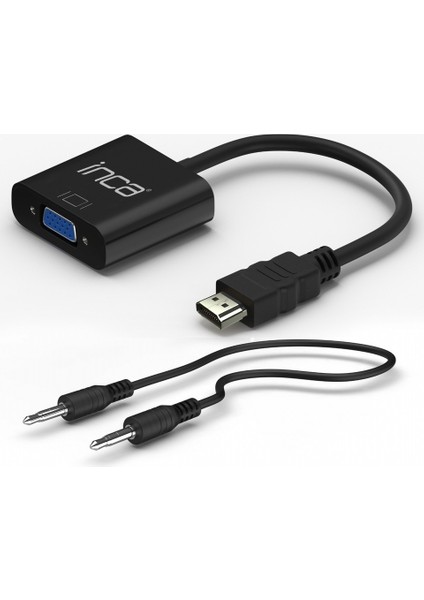 Ihtv-7ts HDMI To VGA Jakli (Ses Kablosu Dahil) Siyah modelleri