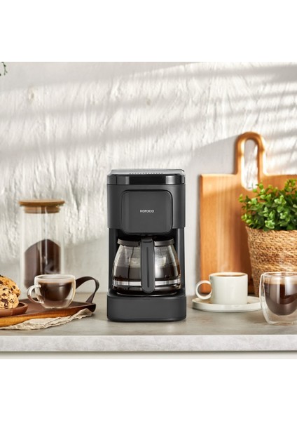 Just Coffee Aroma 2 In 1 Filtre Kahve Makinesi Space Gray