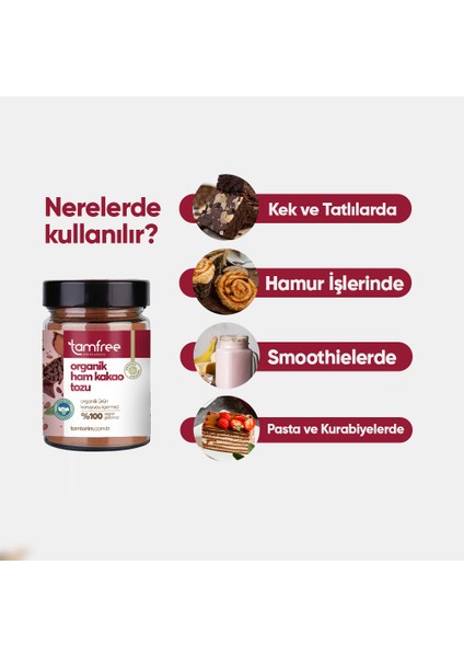 Organik Ham Kakao 140 G fiyatları