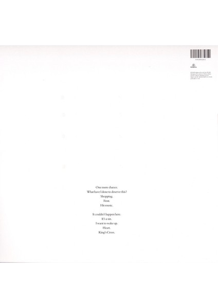 Pet Shop Boys - Actually - Plak fiyatları