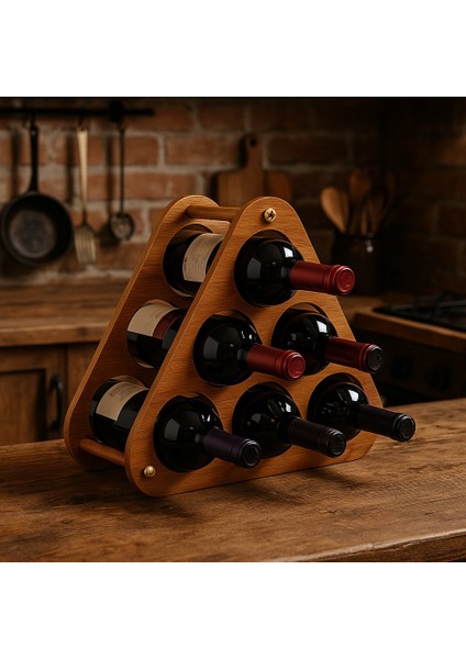 Ahşap Şaraplık -Ahşap Şişe Standı -Ahşap Şarap Organizeri fiyatları