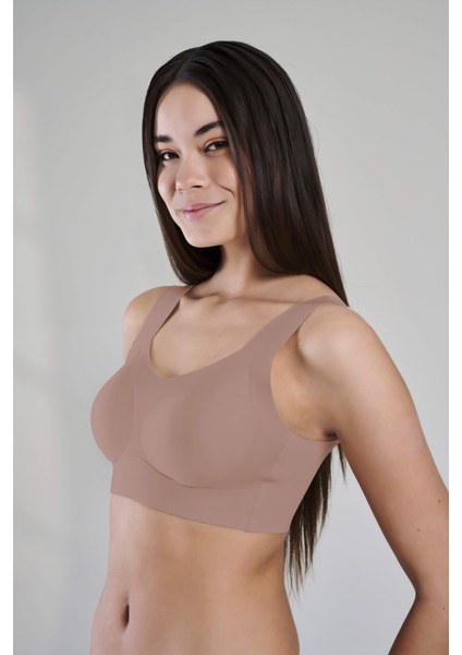 Yeni Inci Iz Yapmayan Lazer Kesim Balensiz Hafif Sütyen BR107