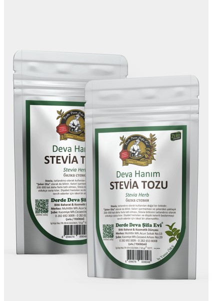 Stevia Tozu 50 gr fiyatları