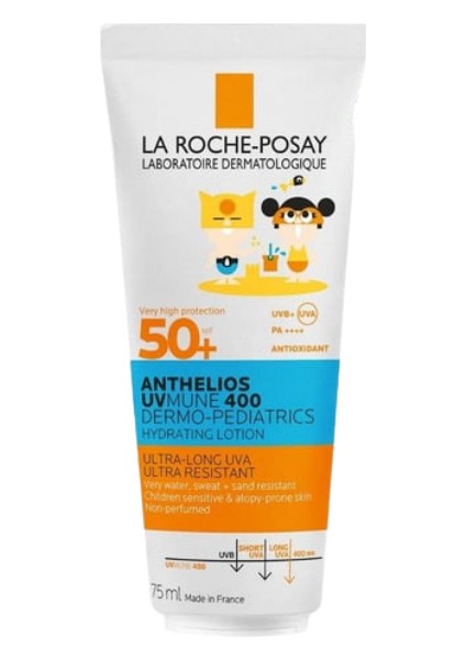 Anthelios Dermo Pediatrics UVMUNE400 SPF50+ Hassas Ciltler ve Çocuklar Için Güneş Koruyucu Vücut Sütü 75 ml
