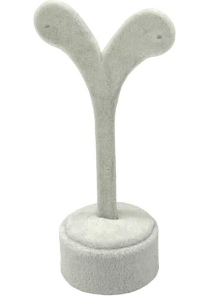 Krem Renkli Küpe Fotoğraf Çekim Standı, Şık ve Kullanışlı Tasarım