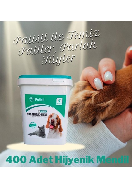 Kedi Köpek Için Hijyenik Tüy ve Pati Temizleme Islak Kova + Yedek Mendil 800 Adet Eko indirimleri