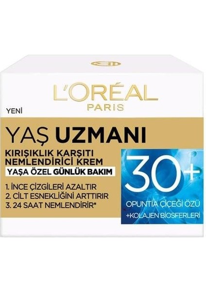 Loreal Paris Yaş Uzmanı 30+ Nemlendirici Krem 50 ml fiyatları