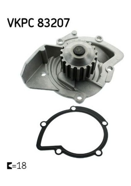 VKPC83207 Devırdaım Su Pompası Rcz 308 508 3008 807 407 5008 Scudo Expert Jumpy Iıı C8 Ds5 C4 Pıcasso C5 Iıı Mondeo 07> 2.0tdcı Euro 4