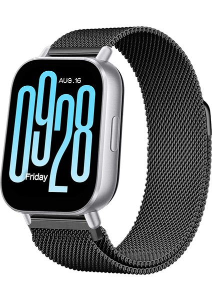 Redmi Watch 5 Active Redmi 5 Lite Uyumlu Kordon Manyetik Milanese Loop Metal Kordon