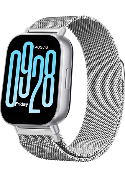 Redmi Watch 5 Active Redmi 5 Lite Uyumlu Kordon Manyetik Milanese Loop Metal Kordon