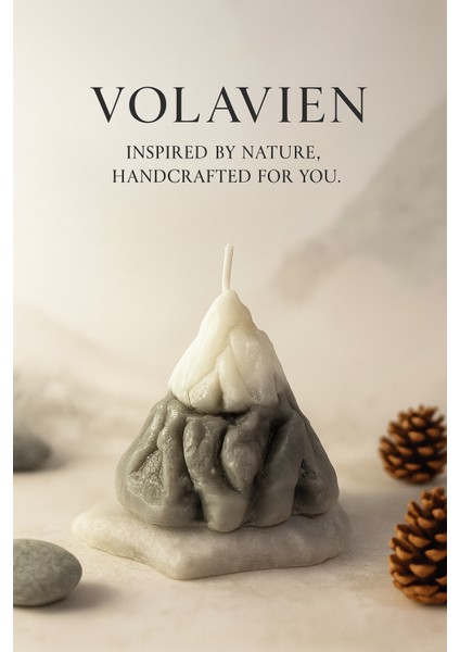 - Zirve Serisi | Karlı Dağ El Yapımı Mum fırsatları