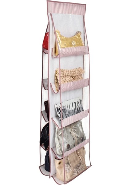 Geniş 10 Cepli Çanta Düzenleyici, 125 x 37CM, Şık ve Kullanışlı Saklama Çözümü