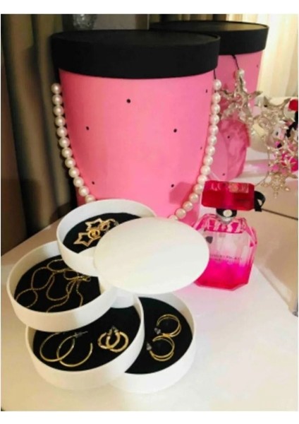 Beyaz Takı Düzenleyici, Organizer, Şeffaf, Şık ve Fonksiyonel, NLM8324-2466 fiyatları