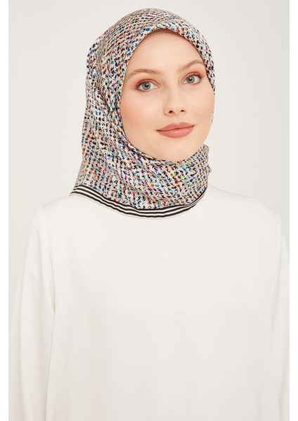 Nostalji Serisi Ipek Sura Eşarp 9013DS-04