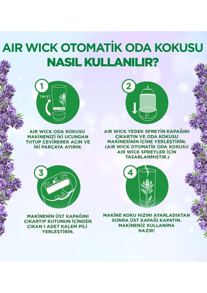 Oda Kokusu Freshmatic Makine Yedek Spreyi Lavanta 3X250ML fırsatları