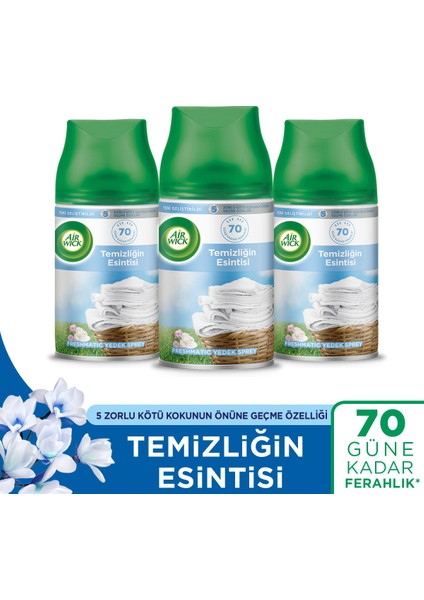Temizlik Esintisi Oda Kokusu Freshmatic Makine Yedek Spreyi 250 ml fiyatları
