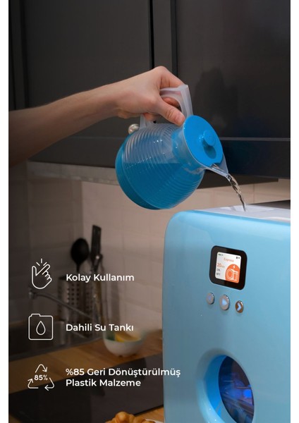 Tezgahüstü Mini Bulaşık Makinesi Karbeyaz fırsatları