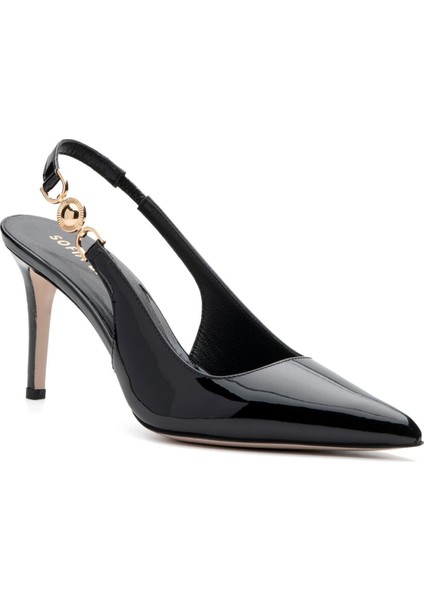 Klaun Siyah Rugan Kadın Stiletto & Abiye fiyatları