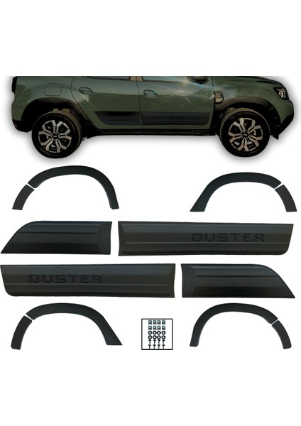 Dacia Duster Ferrous Kapı ve Çamurluk Koruma Dodik Seti 2018 ve Üstü