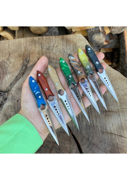 Çerkez Tarzı Epoksi Sap Kolye Model 12 cm