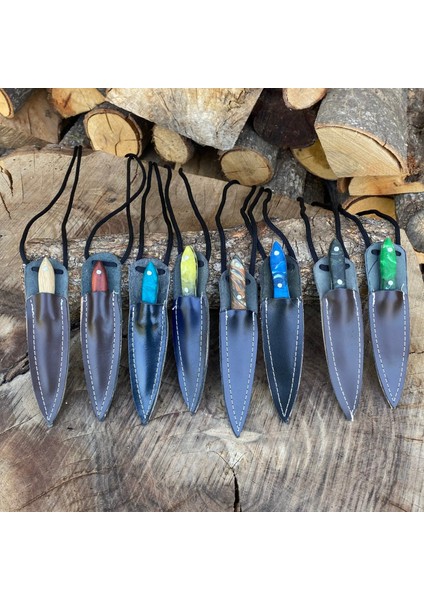 Çerkez Tarzı Epoksi Sap Kolye Model 12 cm modelleri